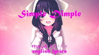 Simple Dimple Pop It tiktok Remix Song M&A Feat Симпл димпл поп ит сквиш  (English Lyrics)