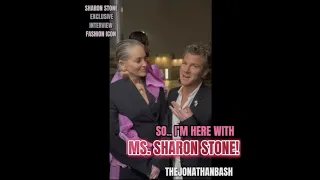 SHARON STONE FULL INTERVIEW ON FASHION, ART, AND INSPIRATION WITH JONATHAN BASH