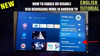 How To Enable USB Debugging Android TV || How To Disable USB Debugging Mode On Android Smart TV