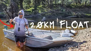 FLOATING Down the River MURRAY COD Fishing