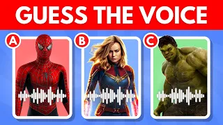 Guess the Marvel Character by their Voice | Guess the Superhero by their Voice | Marvel Movies Quiz