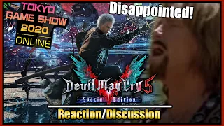 Disappointed! | Tokyo Game Show 2020: DMC5: SE -【REACTION/DISCUSSION】