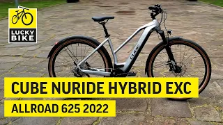 CUBE NURIDE HYBRID EXC 625 ALLROAD 2022 E-BIKE REVIEW | Flexibles Ebike für City und Tour