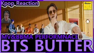 BTS BUTTERR MV,BBMA Performance Reaction 리액션