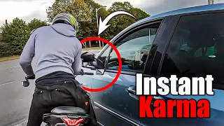 WHAT YOU GET FOR MESSING WITH BIKERS - UNUSUAL, SCARY, EPIC  & ANGRY MOTO MOMENTS  Ep.117
