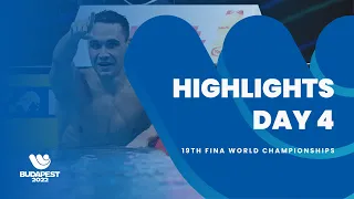 HIGHLIGHTS DAY 4 | 19th FINA World Championships Budapest 2022