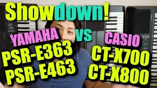 VOICE BATTLE! Yamaha PSR-E463 vs Casio CT-X700 vs Yamaha PSR-E363