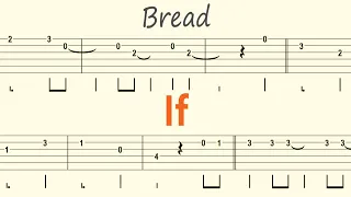 If / Bread / Guitar Solo Tab+BackingTrack