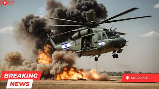 Battered Israeli Apache helicopter ❗ attacked by Al-Qassam Brigades using Russian SAM-18 missiles!