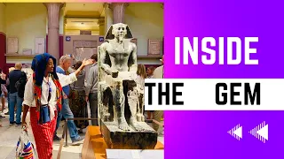 INSIDE the GRAND EGYPTIAN Museum! I Glimpse into the GeM in Cairo,EGYPT #vlog #cairo