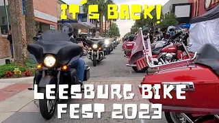 Leesburg Bike Fest 2023 Walk through. #motorcycle #harleydavidson #bikers