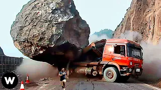 Tragic! Massive Rockfalls & Landslides Filmed Seconds Before Disaster You Can Never Unsee