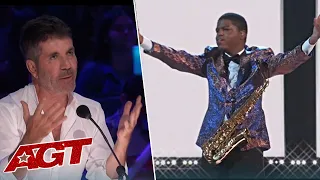 Simon Cowell Makes a BIG PREDICTION About Golden Buzzer Act Avery Dixon