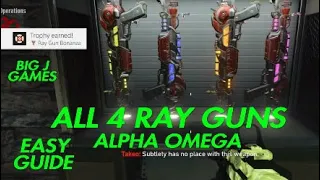 EASY GUIDE-HOW TO BUILD ALL 4 RAY GUNS IN ALPHA OMEGA