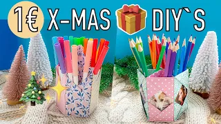 1€ DIY Weihnachtsgeschenke 🎅 | LAST MINUTE || Foxy Draws