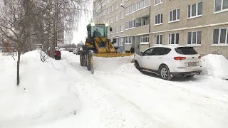 2022 01 19 Уборка дворовых территорий от снега
