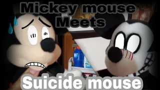 JL434 plush: Mickey mouse meets Suicide mouse