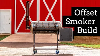 I Built a DIY Offset Smoker from a Compressor!