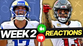 Week 2 Fantasy Football Reactions (Info You MUST Know!)