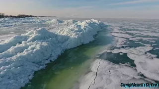 Lake Erie Ice Shove 2018