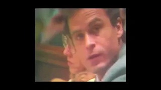 Ted Bundy staring, smirking and coughing when Nita Neary was on the stand.