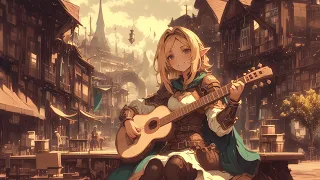 Relaxing Medieval Music - Enchanted Tavern Ambience, Restful D&D Music, Cherry Blossom Bard