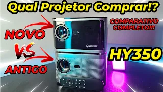 Comparativo Projetor HY350: Nova Versão vs Antiga Análise Completa e Testes Detalhados Qual Comprar?