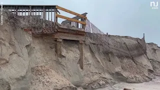 Erosion continues to affect North Wildwood beaches