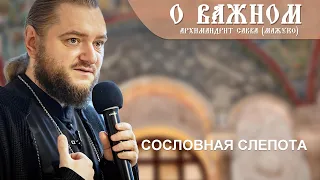 Архимандрит Савва (Мажуко). О важном. Сословная слепота