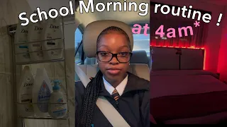 My *4am* school morning routine 2022