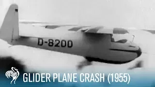 Glider Plane Crash: Düsseldorf Air Show (1955) | British Pathé