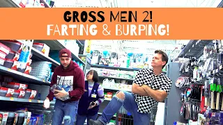 GROSS MEN 2 - Farting & Burping at Walmart | Jack Vale