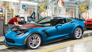 Tour of Billion $ US Factory Producing the Powerful Corvette: C7 Production Line