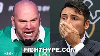 (WOW!) DANA WHITE SHREDS "COKEHEAD" DE LA HOYA FOR LETTING LIDDELL FIGHT ORTIZ; STRAIGHT ETHERED