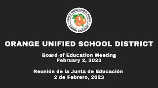 OUSD Board Meeting - February 2, 2023