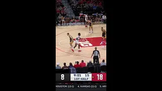 Jamarques Lawrence Hits the Three From NBA Range vs. Iowa | Nebraska Men's Basketball