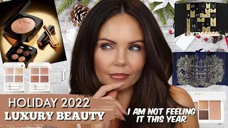 HOLIDAY LUXURY MAKEUP 2022 | I AM NOT FEELING IT THIS YEAR | LET'S CHAT