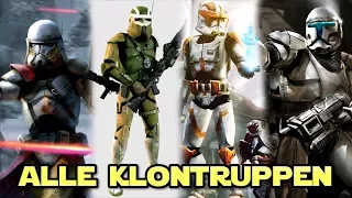 Star Wars: Alle Klontruppen Arten und ihre Besonderheiten [Legends]