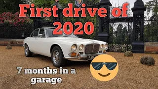 Jaguar xj Series 1. First drive of 2020