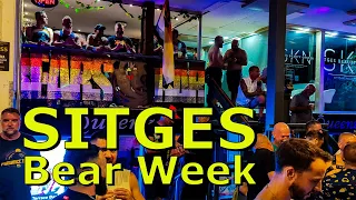 Sitges Bear Week 4K HDR - Catalonia, Spain - Fun Festival & Party on the Mediterranean Sea - 2023