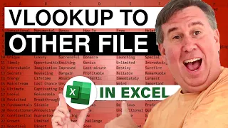 Excel - LOOKUP to Another Workbook: Episode 1650