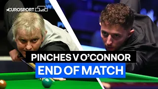 Joe O'Connor came through to beat Barry Pinches 6-4 in the qualifying round! | Eurosport Snooker