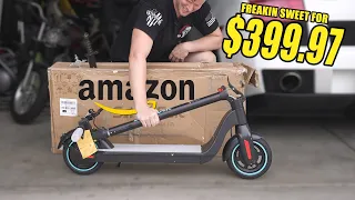 I BOUGHT the CHEAPEST ELECTRIC SCOOTER on Amazon ($399)