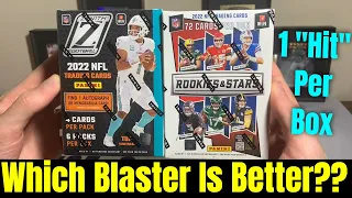 Which Is Better?! 2022 Rookies & Stars OR 2022 Zenith Football - Blaster Box Comparison!