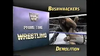 Bushwhackers vs Demolition   Prime Time Dec 3rd, 1990