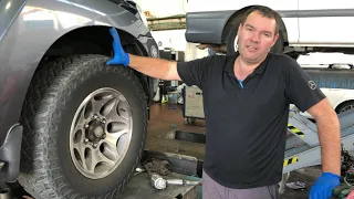 Hyundai terracan  передняя подвеска лифтуем за 10 мин Lift front suspension in 10 minutes