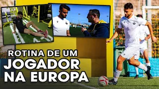 ROTINA DE UM JOGADOR NA EUROPA | JORNADA ATÉ O PROFI | VLOG 01