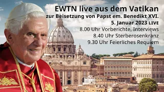 LIVE | Requiem für Papst em. Benedikt XVI. auf dem Petersplatz in Rom