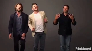 Cast of Supernatural dancing at SDCC 2017