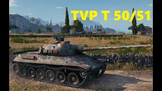 TVP T 50/51. 9,5к урона, 6 фрагов.